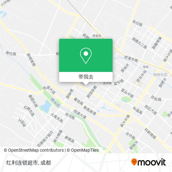 红利连锁超市地图