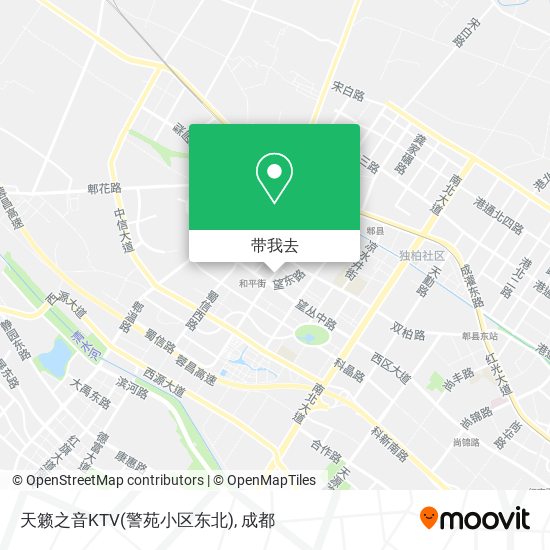 天籁之音KTV(警苑小区东北)地图