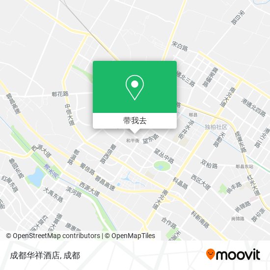成都华祥酒店地图