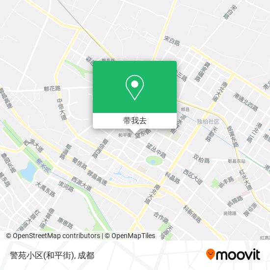 警苑小区(和平街)地图