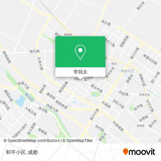 和平小区地图