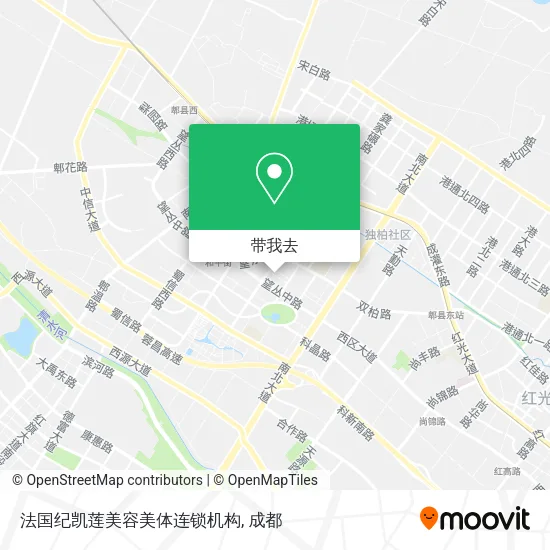 法国纪凯莲美容美体连锁机构地图