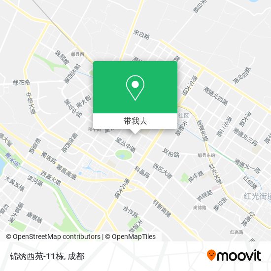 锦绣西苑-11栋地图