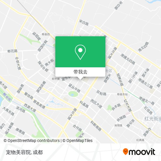宠物美容院地图