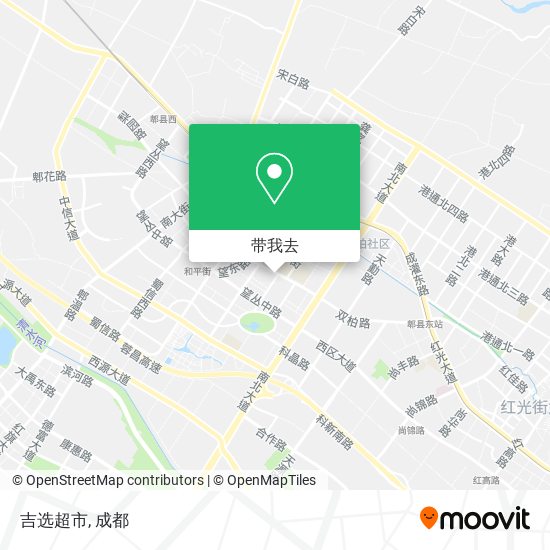 吉选超市地图