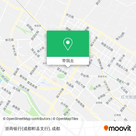 浙商银行(成都郫县支行)地图