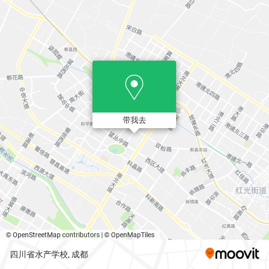 四川省水产学校地图