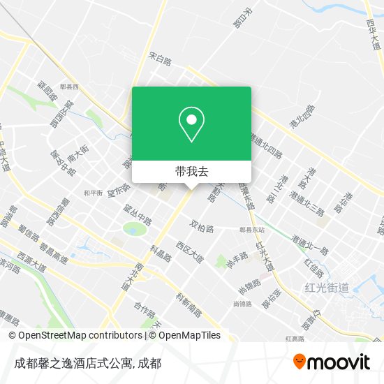 成都馨之逸酒店式公寓地图