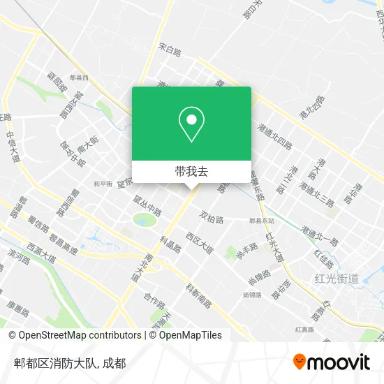 郫都区消防大队地图
