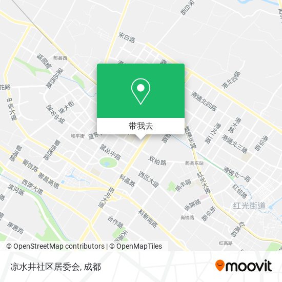 凉水井社区居委会地图