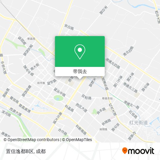置信逸都B区地图