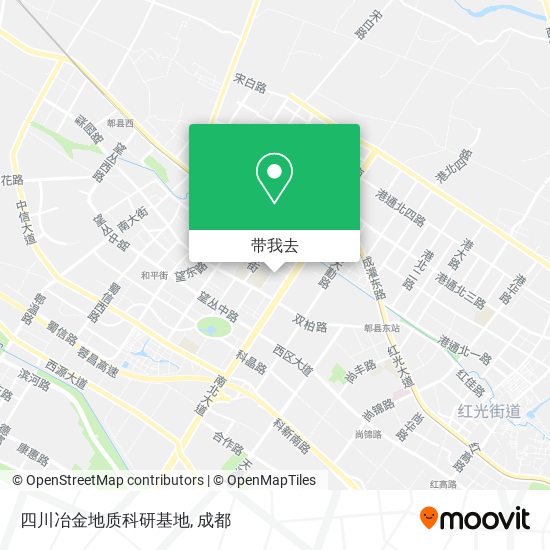 四川冶金地质科研基地地图