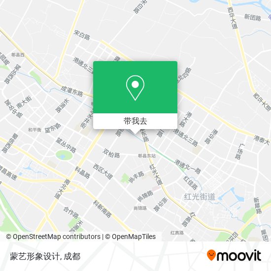 蒙艺形象设计地图