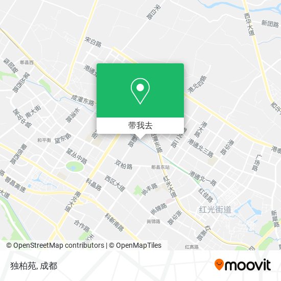 独柏苑地图