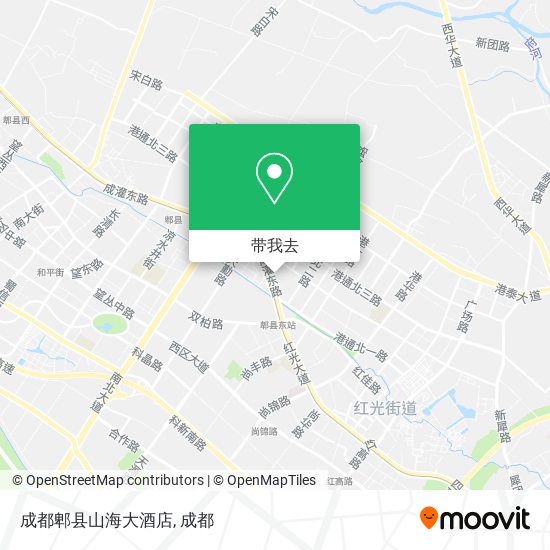 成都郫县山海大酒店地图