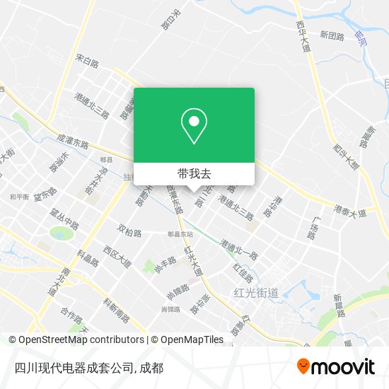 四川现代电器成套公司地图