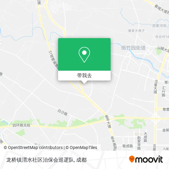 龙桥镇渭水社区治保会巡逻队地图