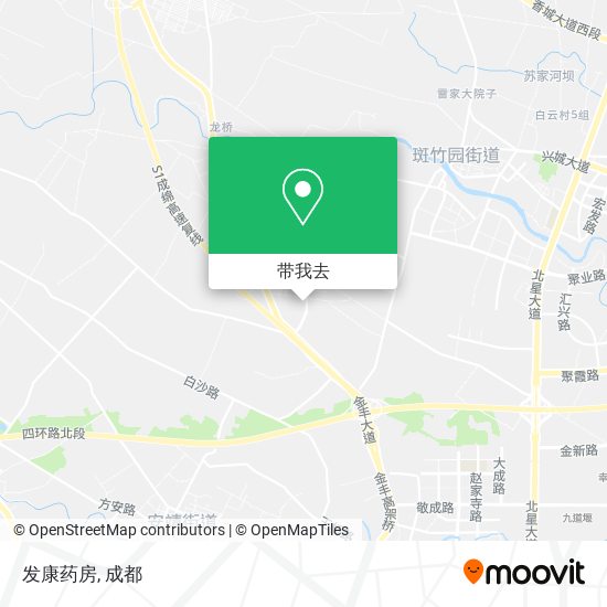 发康药房地图