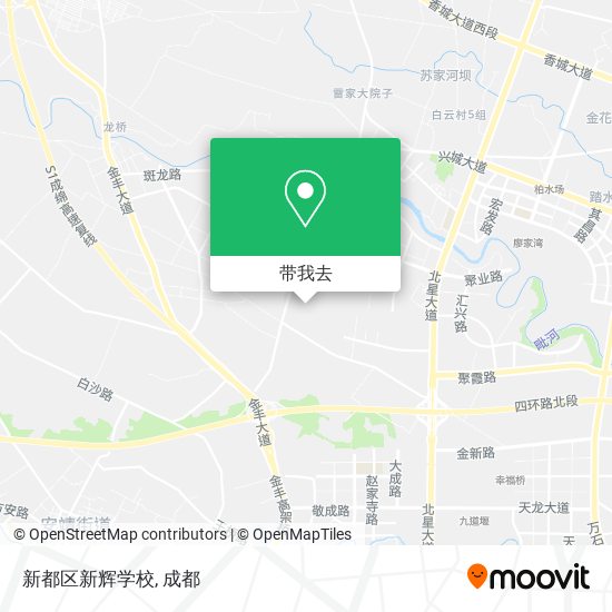 新都区新辉学校地图