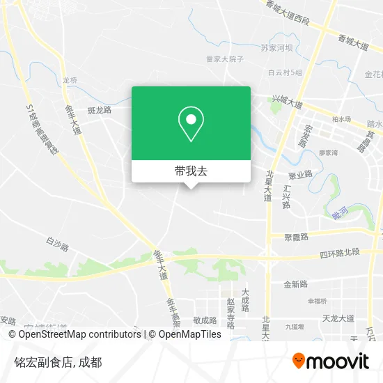铭宏副食店地图