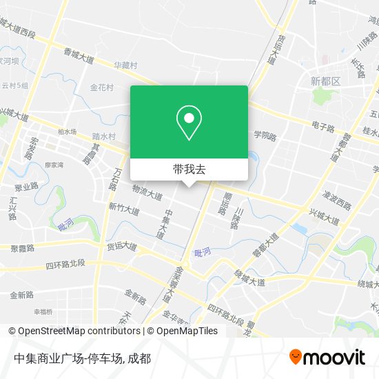 中集商业广场-停车场地图