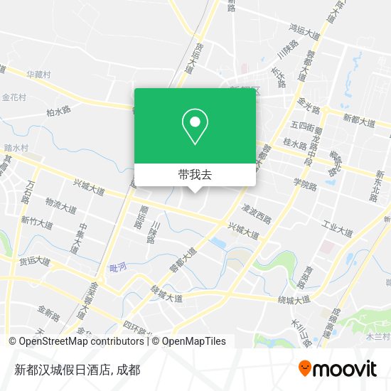 新都汉城假日酒店地图