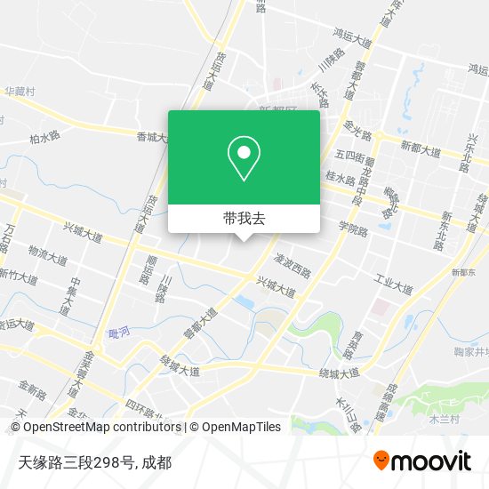 天缘路三段298号地图