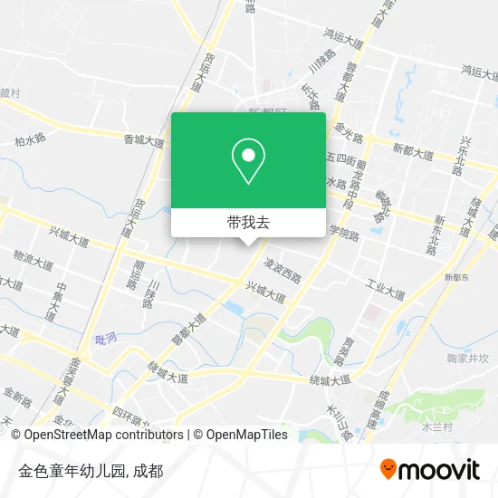 金色童年幼儿园地图