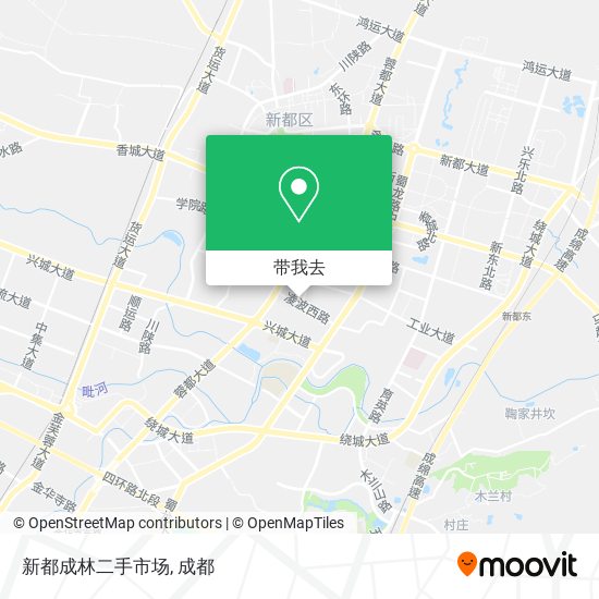 新都成林二手市场地图