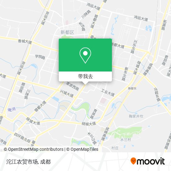 沱江农贸市场地图