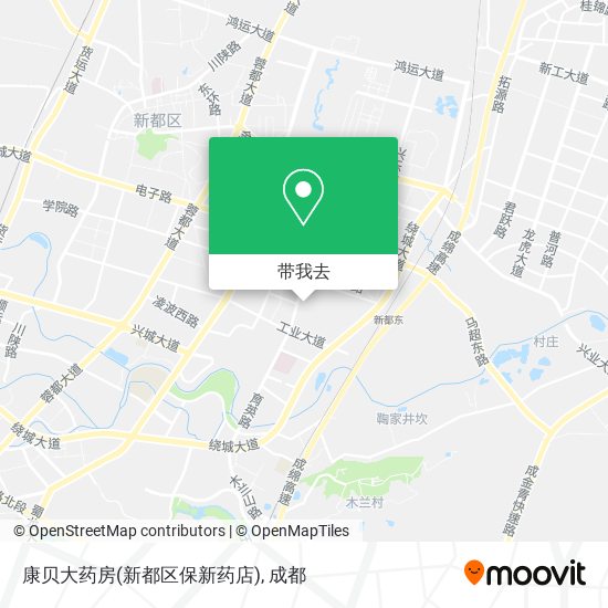 康贝大药房(新都区保新药店)地图