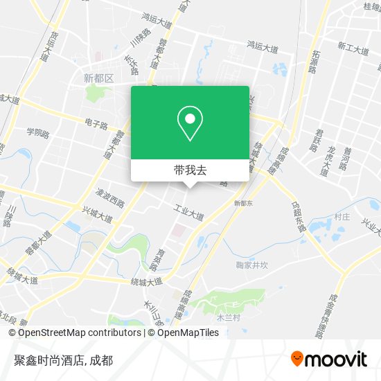 聚鑫时尚酒店地图