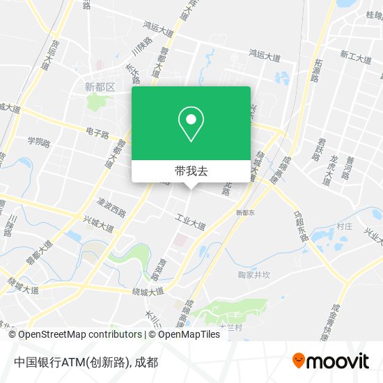 中国银行ATM(创新路)地图