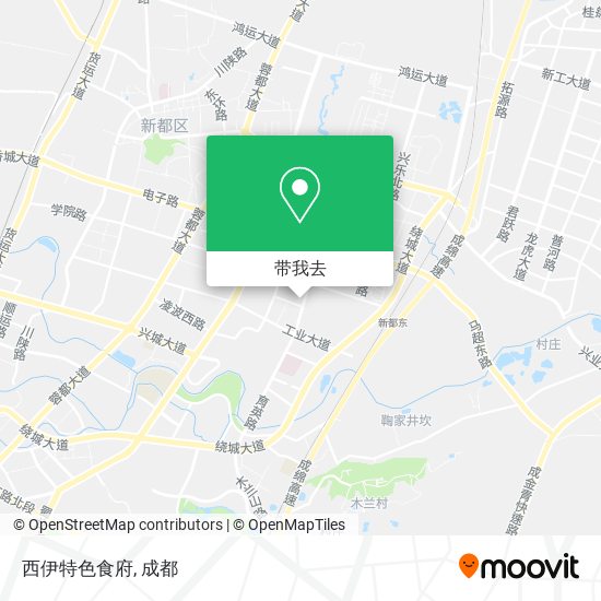 西伊特色食府地图