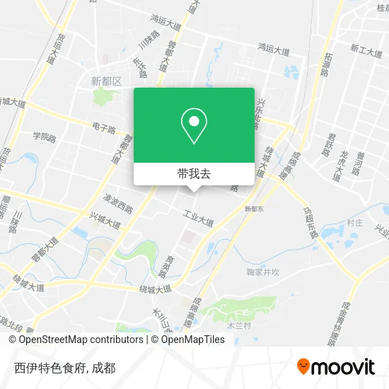 西伊特色食府地图