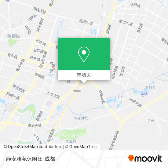 静安雅苑休闲庄地图
