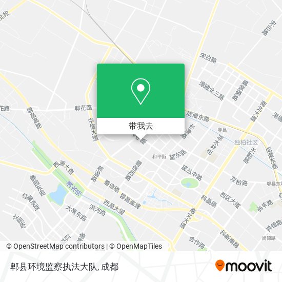 郫县环境监察执法大队地图