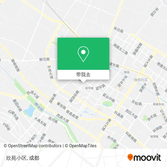 欣苑小区地图