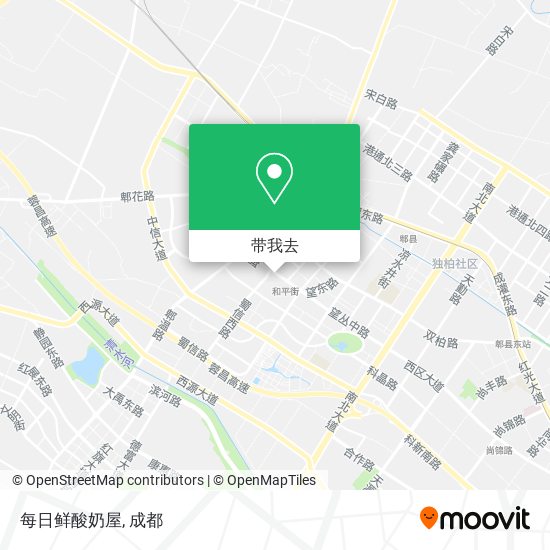 每日鲜酸奶屋地图