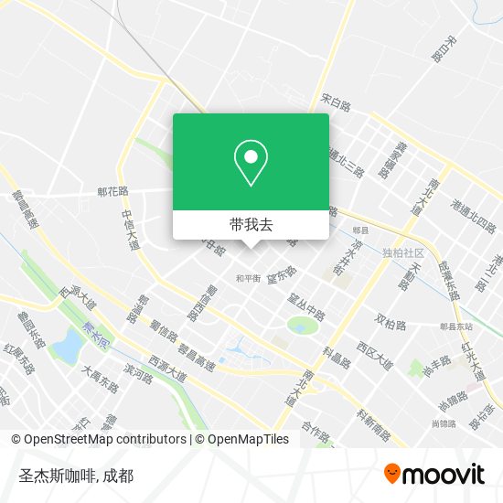 圣杰斯咖啡地图