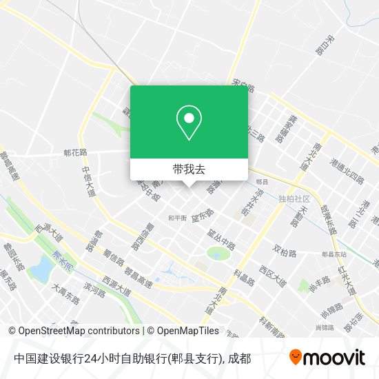 中国建设银行24小时自助银行(郫县支行)地图