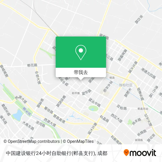 中国建设银行24小时自助银行(郫县支行)地图