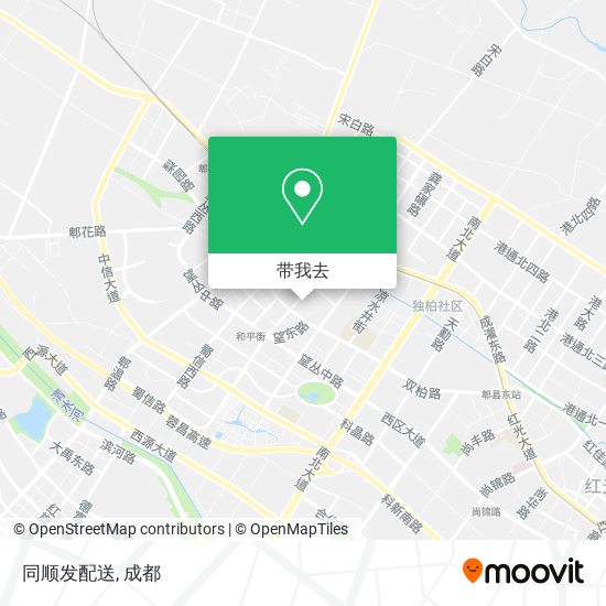 同顺发配送地图