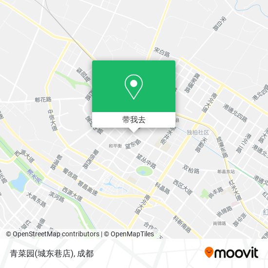 青菜园(城东巷店)地图
