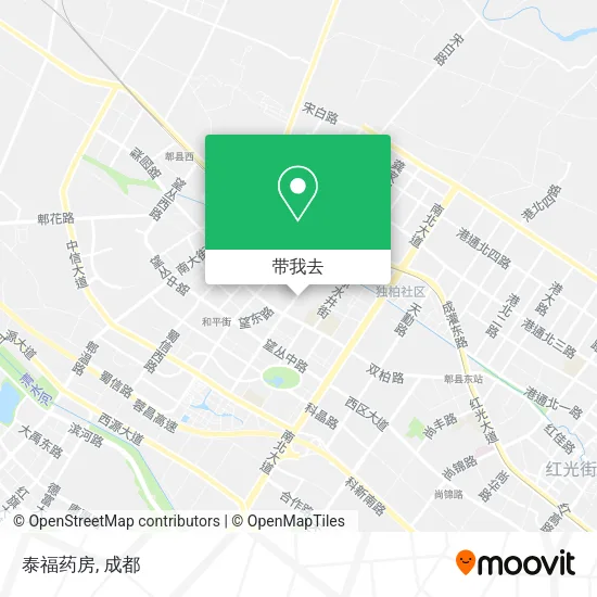 泰福药房地图