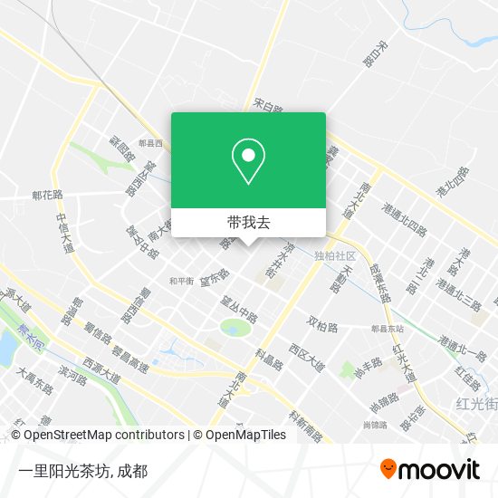 一里阳光茶坊地图