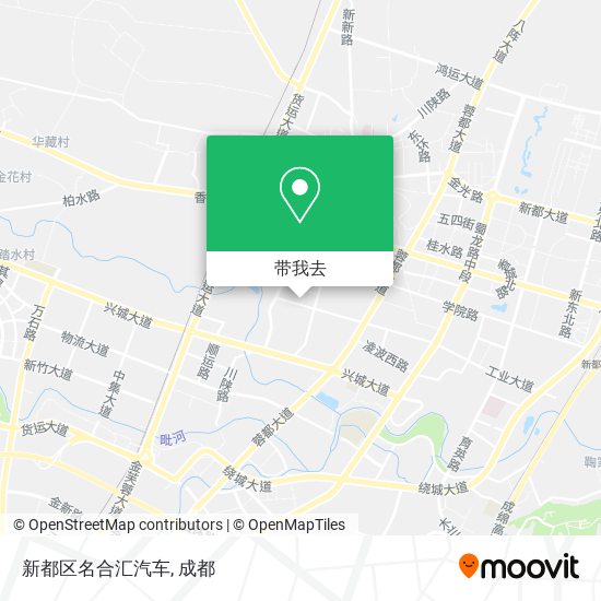 新都区名合汇汽车地图