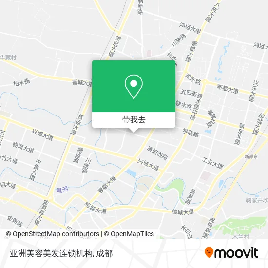 亚洲美容美发连锁机构地图