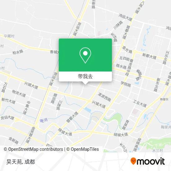 昊天苑地图