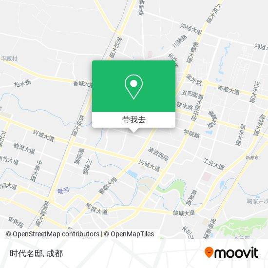 时代名邸地图